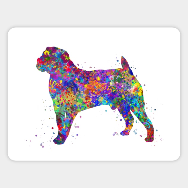 Boerboel dog watercolor Magnet by Yahya Art